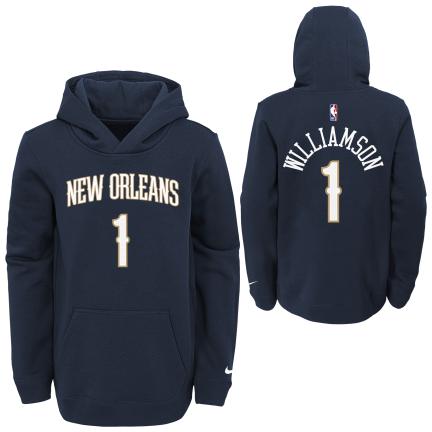 Nike Kids Pull Over Esssential New Orleans Pelicans Zion Williamson 'Blue'