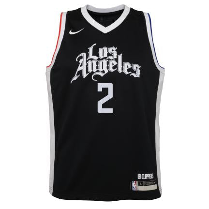 Nike City Edition Jersey Kids Los Angeles Clippers Kawhi Leonard 'Black'