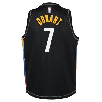 Nike City Edition Jersey Kids Brooklyn Nets Kevin Durant 'Black'