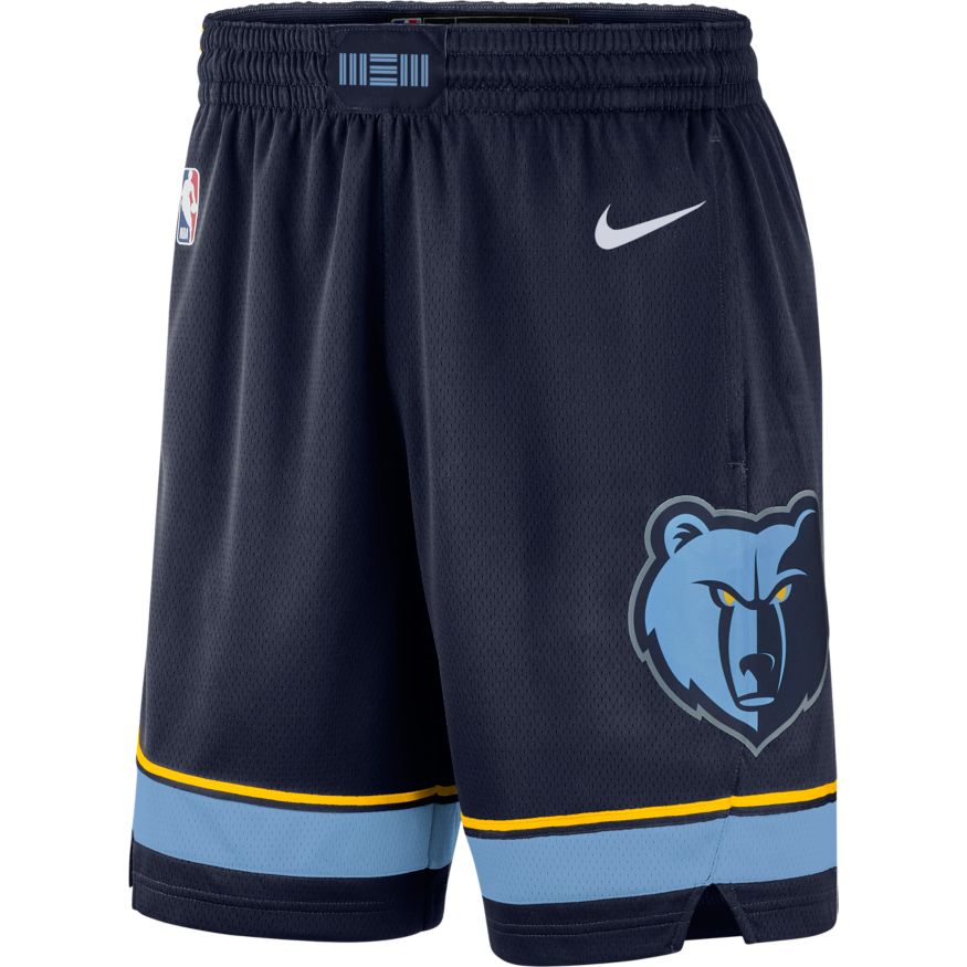 Nike Memphis Grizzlies Icon Edition NBA Swingman Shorts Blue - COLLEGE  NAVY/LIGHT BLUE/WHITE