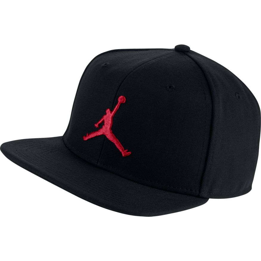 Jordan Pro Jumpman Snapback Hat 'Black/Red'