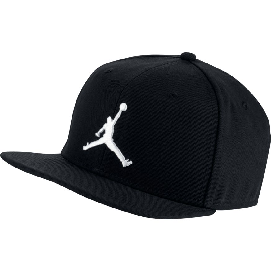 Jordan Pro Jumpman Snapback Hat -'Black/White'