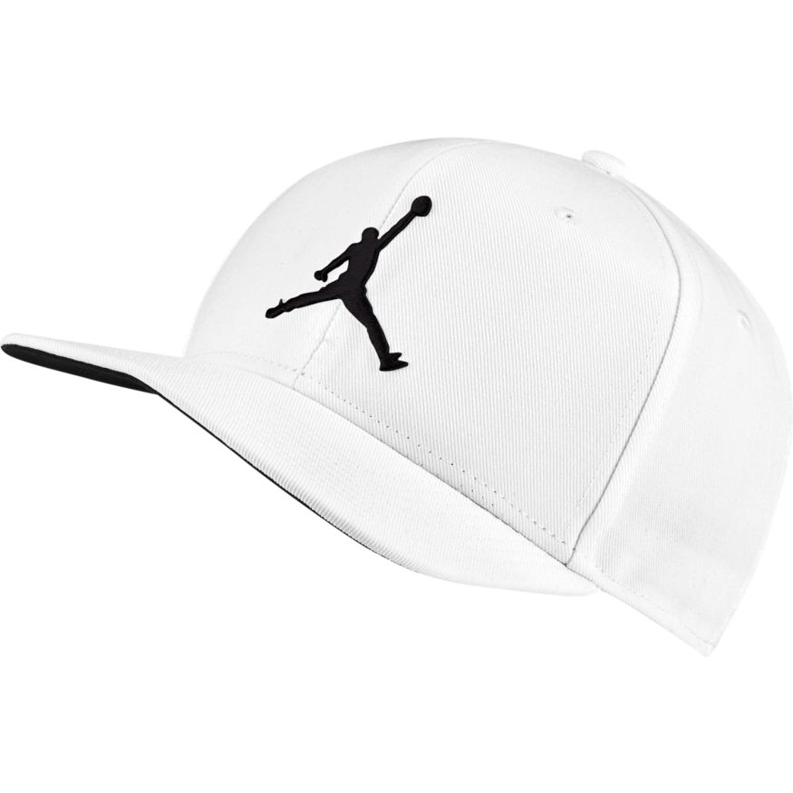 Jordan Pro Jumpman Snapback Hat 'White/Black'