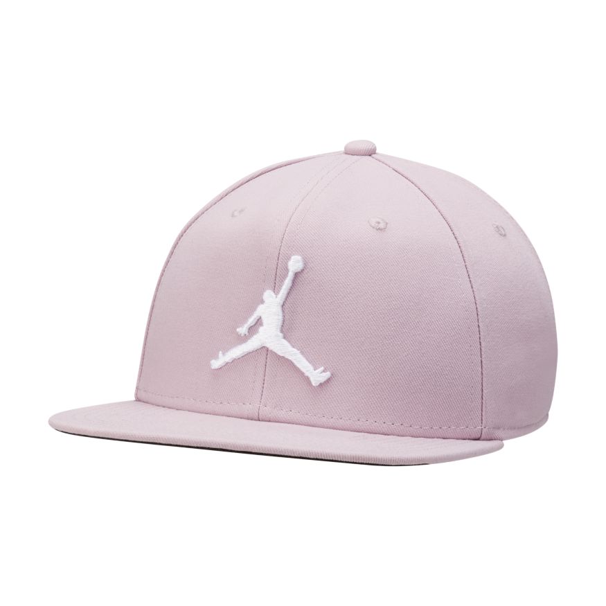 Jordan Pro Jumpman Snapback Hat 'Plum Fog/White'