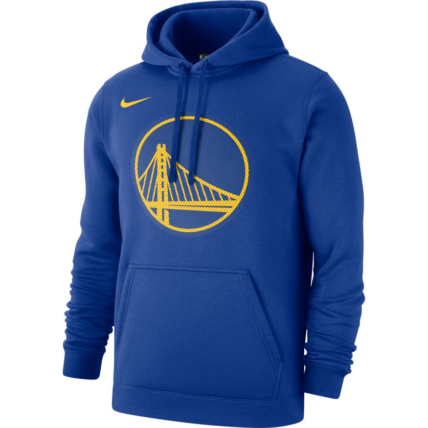 Golden State Warriors Logo Men’s Nike NBA Hoodie 'Blue/Yellow'