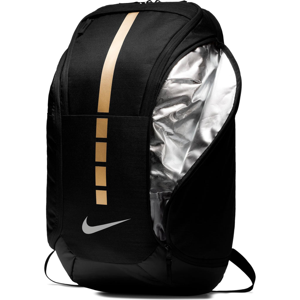 Nike Hoops Elite Pro Basketball Backpack 'Black/metallic Gold'
