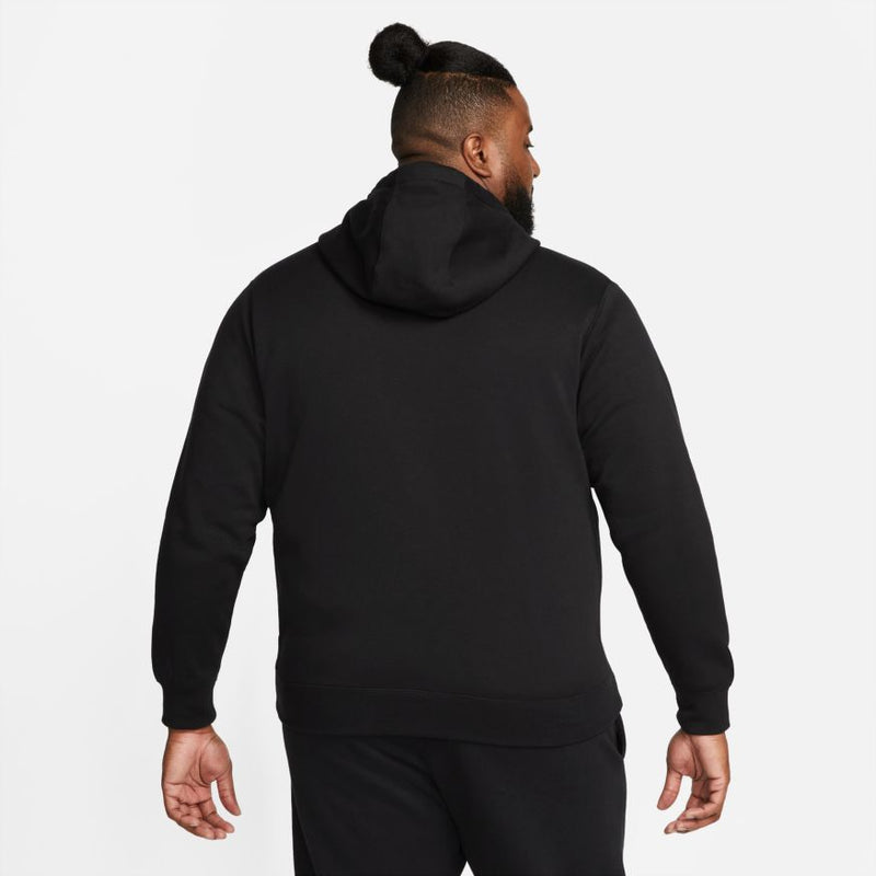 Nike Sportswear Club Fleece Men's Full-Zip Hoodie 'Black/White'