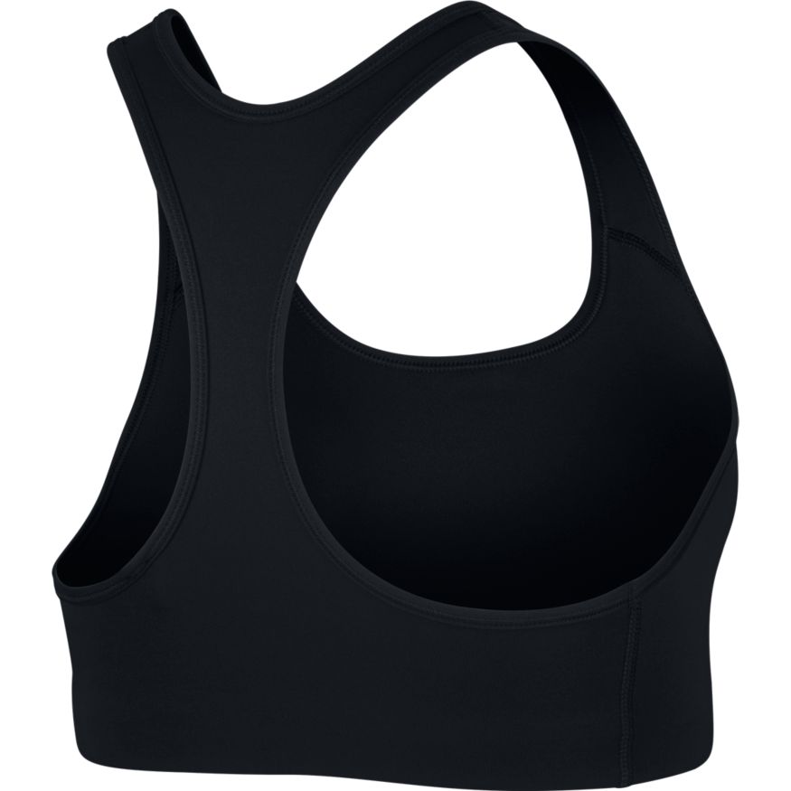 Nike Dri-FIT Swoosh Women's Medium-Support Non-Padded Sports Bra 'Black/White'