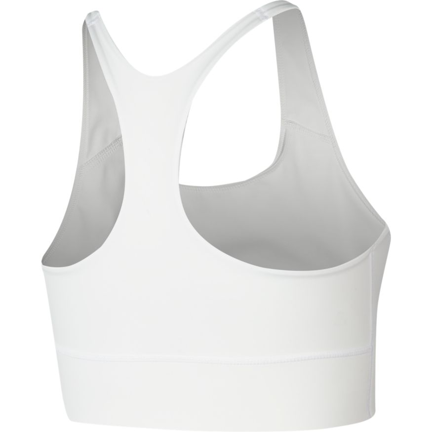 Nike Swoosh Women's Medium-Support 1-Piece Pad Sports Bra 'White