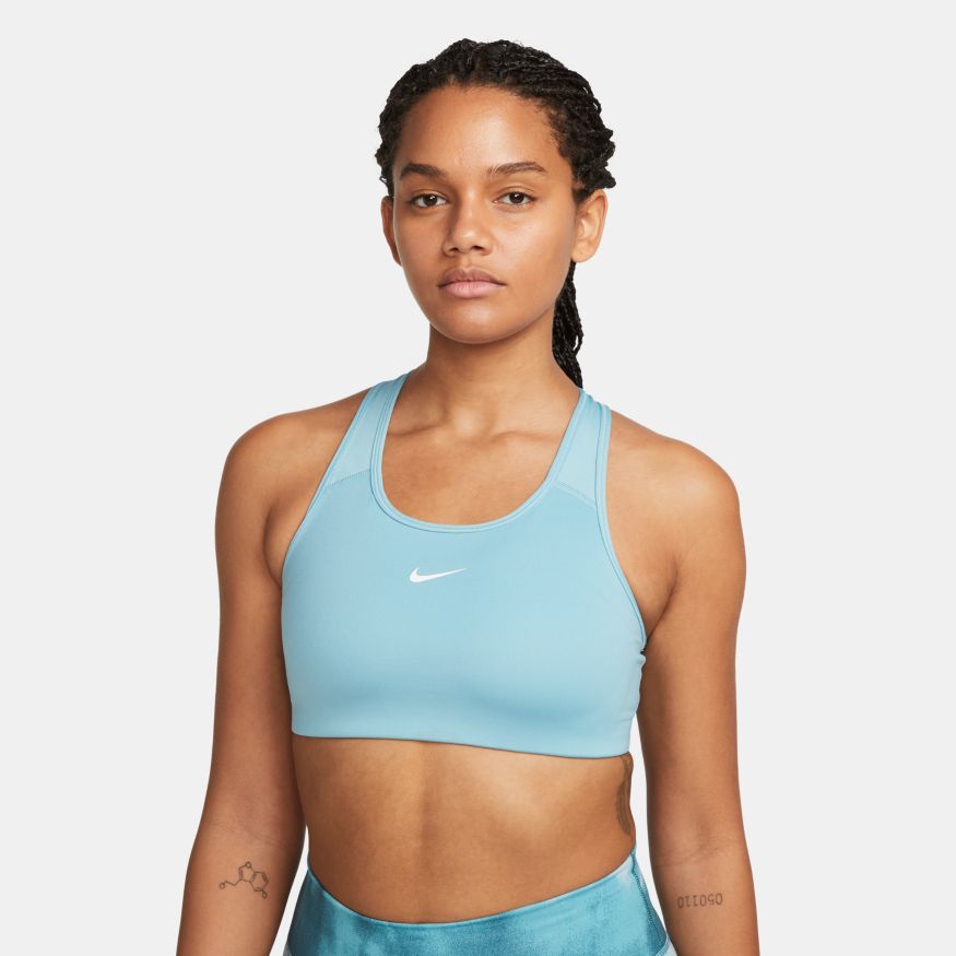 Nike Swoosh Women's Medium Support 1 Piece Pad Sports Bra Black