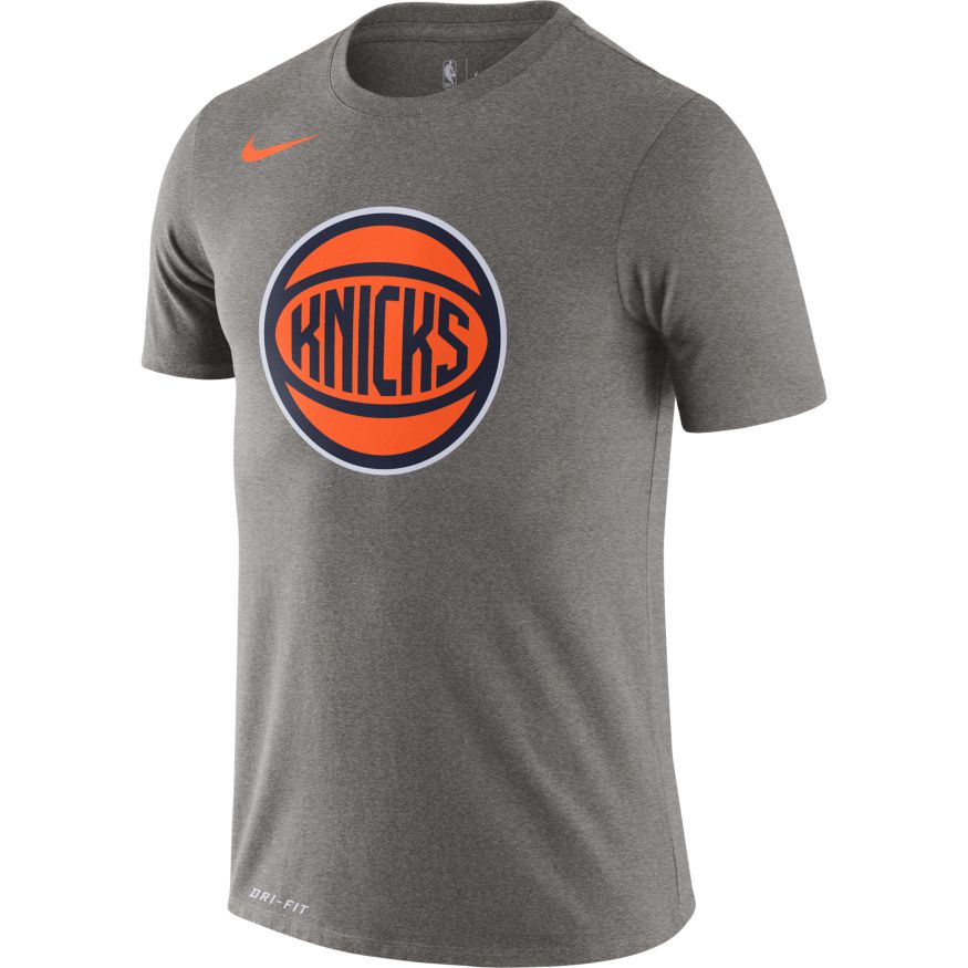 Nike NY Knicks CE Logo Tee 'Dk Grey Heather'