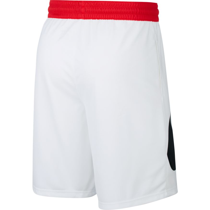 Nike Dri-FIT Basketball Shorts 'White/Black/Red'
