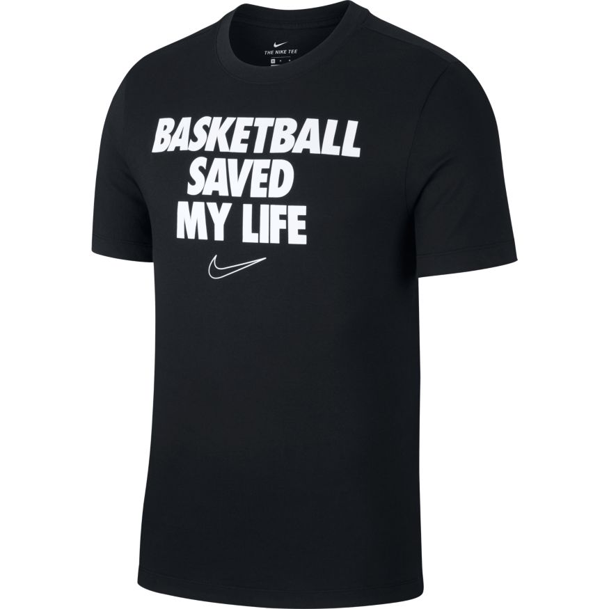 Nike Basketball Saved My Life Tee 'Black'