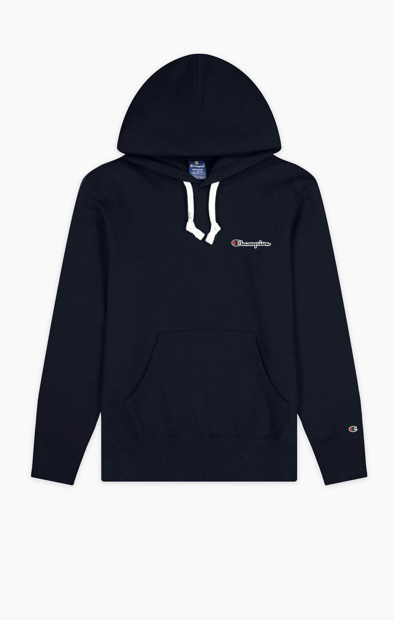 Champion Rochester Hoodie Name Small 'Navy Blue'