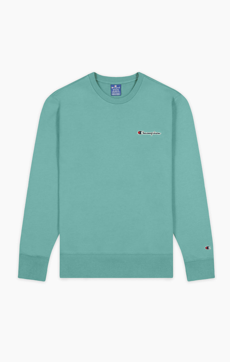 Champion Crewneck Rochester Small Name 'Aqua Blue'