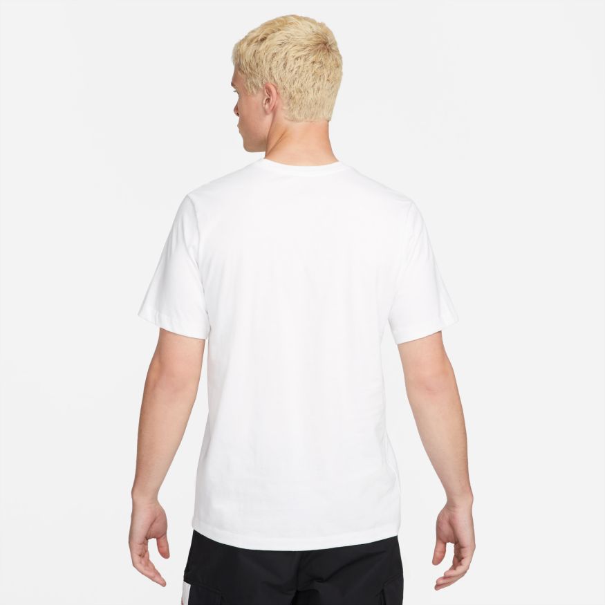 Jordan Air Wordmark Men's T-Shirt 'White/Black/Red'