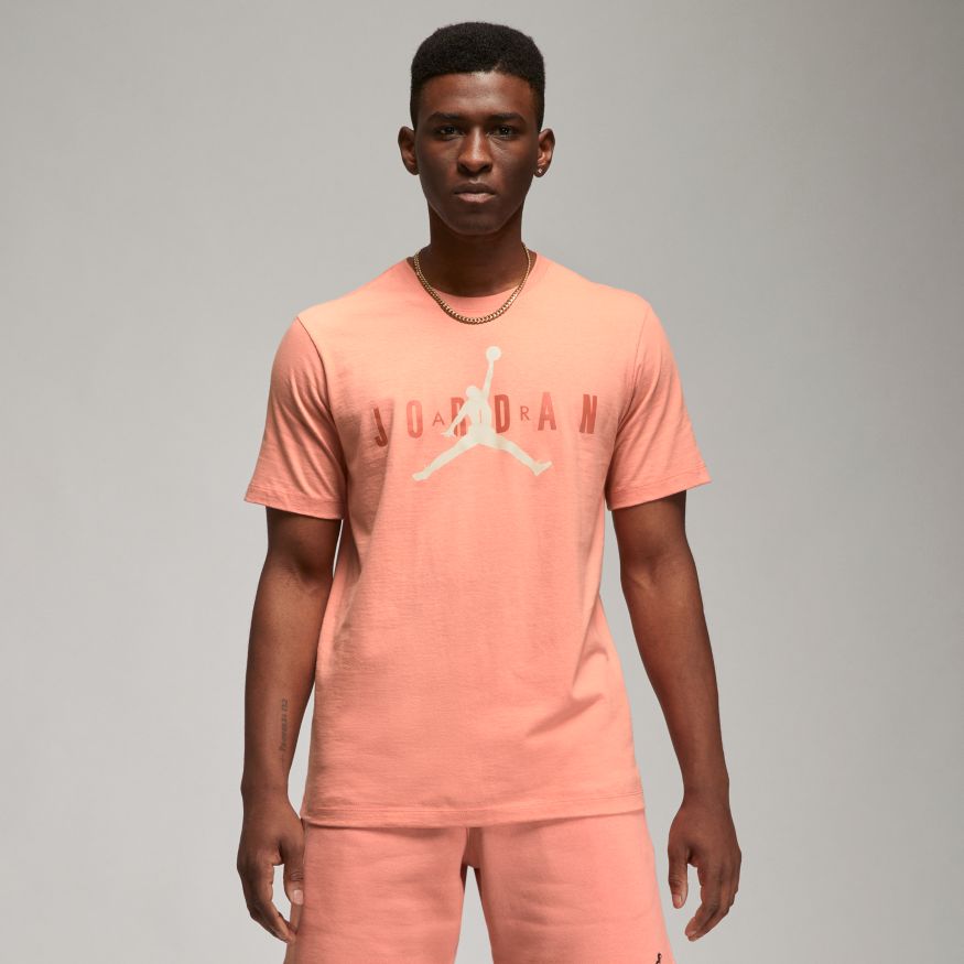 Jordan Air Wordmark Men's T-Shirt 'Madder Root'