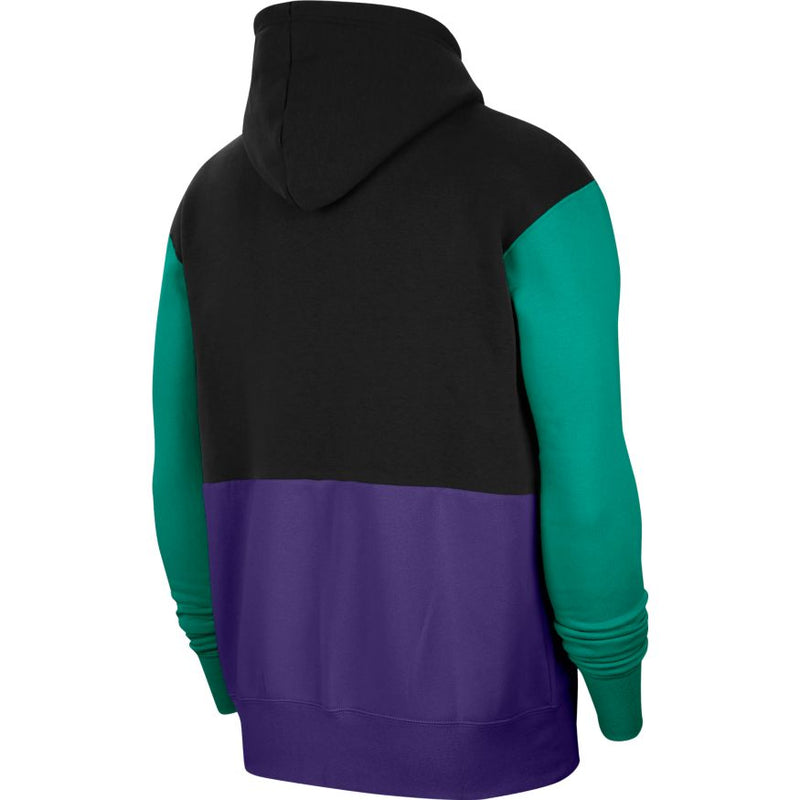 Jordan Jumpman Air Men’s Fleece Full-Zip Hoodie 'Black/Purple/Volt'