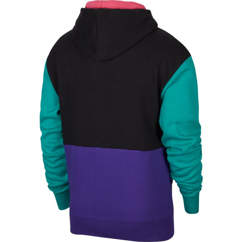 Jordan Jumpman Air Men’s Fleece Pullover Hoodie 'Black/Purple/Volt'