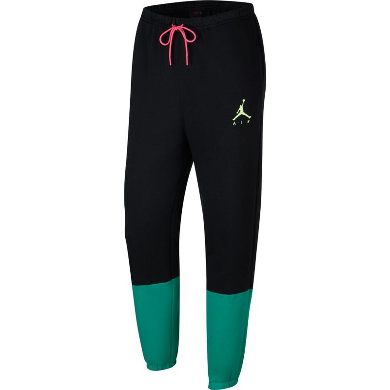 Jordan Jumpman Air Men’s Fleece Pants 'Black/Green/Volt'