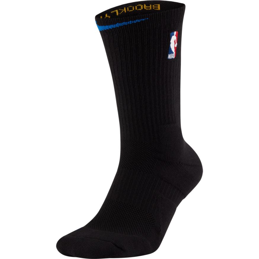 Brooklyn Nets City Edition Nike Elite NBA Crew Socks 'Black/Blue'