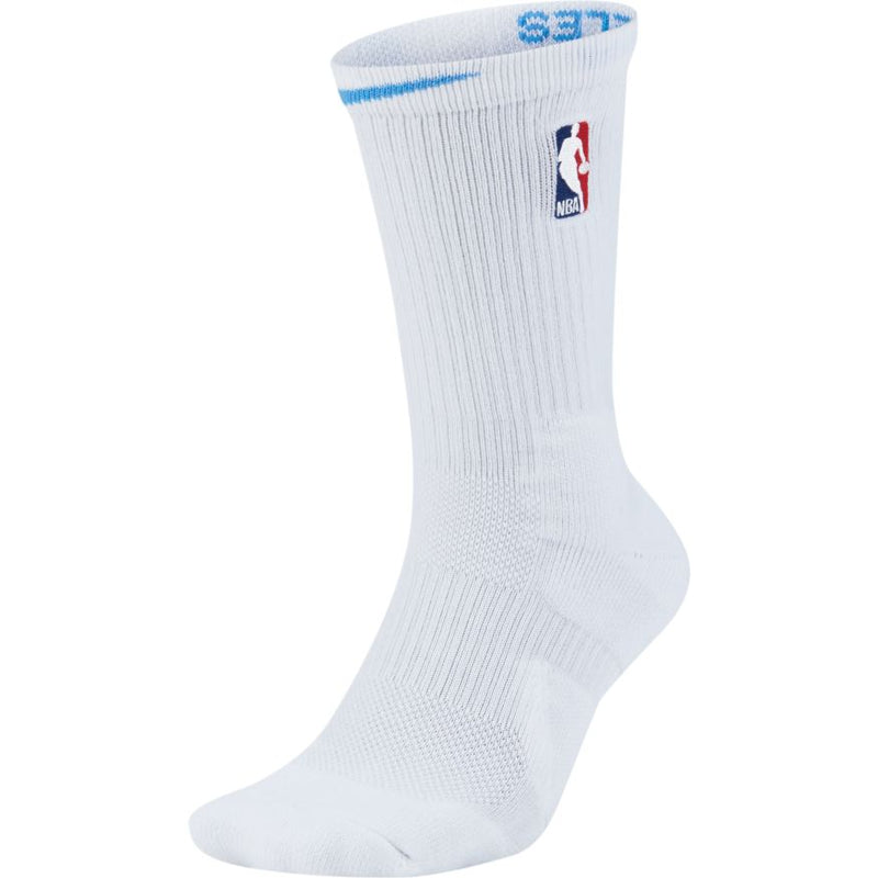 Los Angeles Lakers City Edition Nike Elite NBA Crew Socks 'White/Coast'