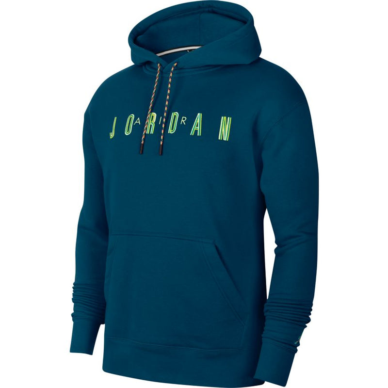 Jordan Sport DNA Men's Fleece Pullover Hoodie 'Valerian Blue/Volt'
