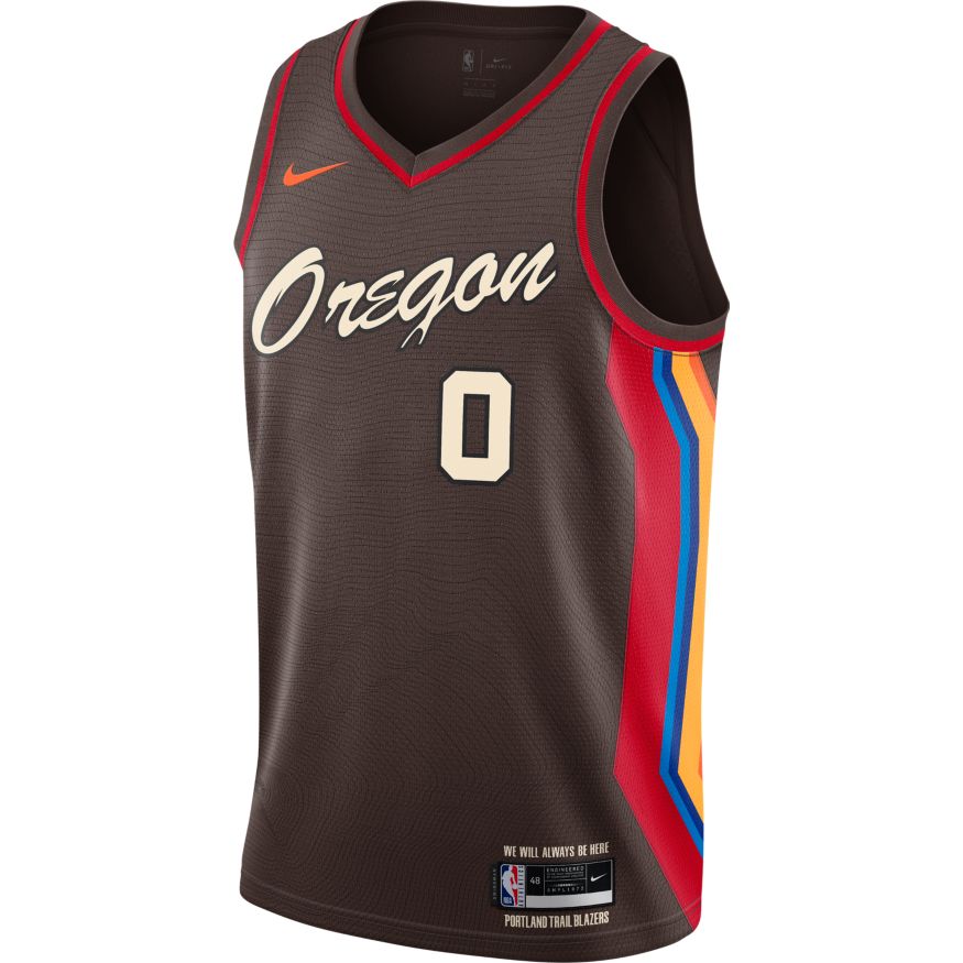 Damian Lillard Portland Trail Blazers City Edition Nike NBA Swingman Jersey