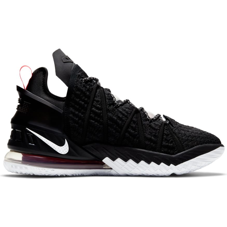 LeBron 18 Basketball Shoe 'Black/White/Red'
