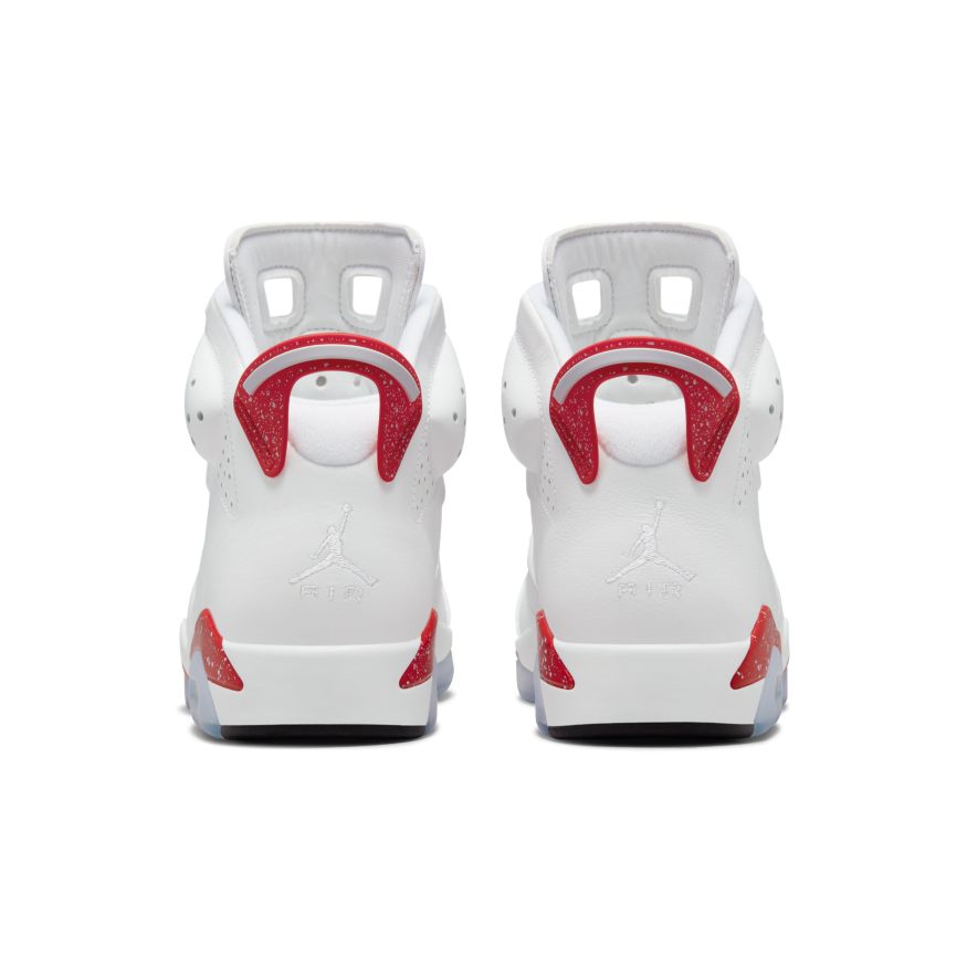 Air Jordan 6 Retro Shoes 'White/Red'