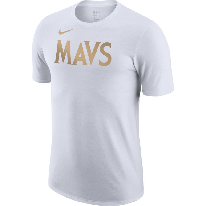 Dallas Mavericks City Edition Logo Men's Nike Dri-FIT NBA T-Shirt 'White'