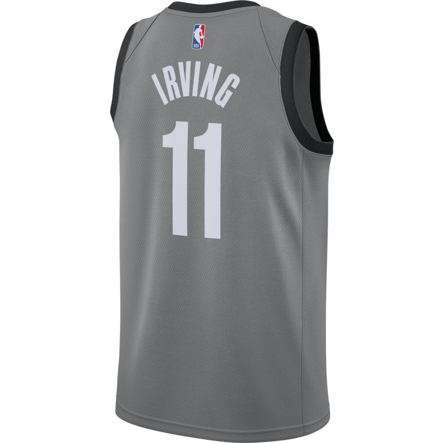 Kyrie Irving Nets Statement Edition 2020 Jordan NBA Swingman Jersey 'Grey/Black'