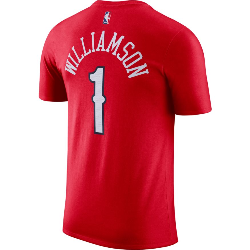 Zion Williamson Pelicans Statement Edition Men's Jordan NBA T-Shirt 'Red'