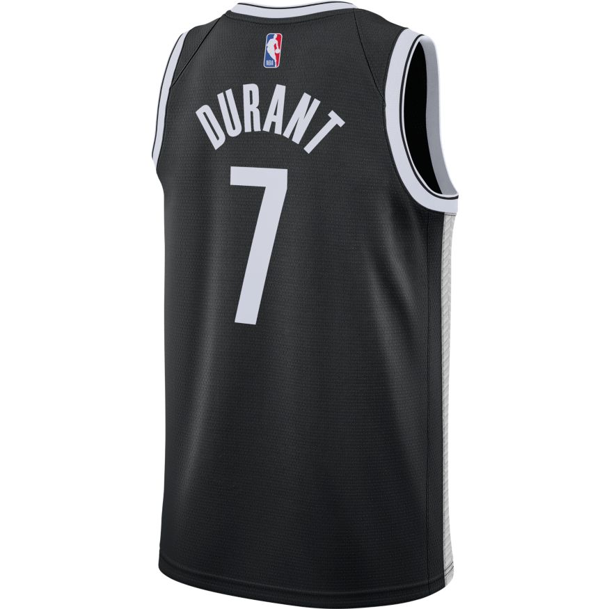 Kevin Durant Nets Icon Edition 2020 Nike NBA Swingman Jersey 'Black'