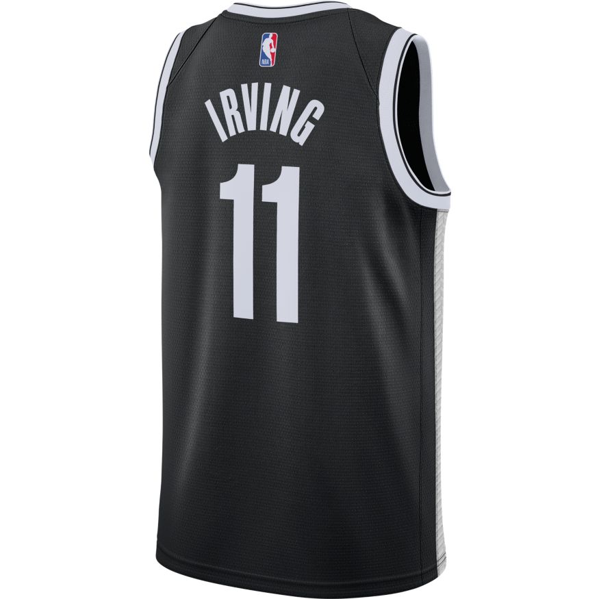 Kyrie Irving Nets Icon Edition 2020 Nike NBA Swingman Jersey 'Black/White'