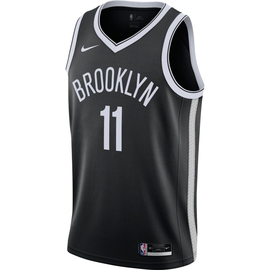 Kyrie Irving Nets Icon Edition 2020 Nike NBA Swingman Jersey 'Black/White'