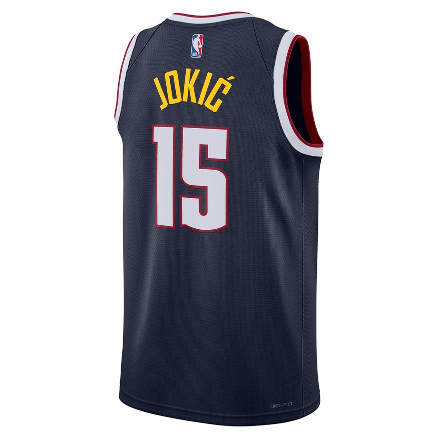 Nikola Jokic Nuggets Icon Edition 2020 Nike NBA Swingman Jersey 'Navy'