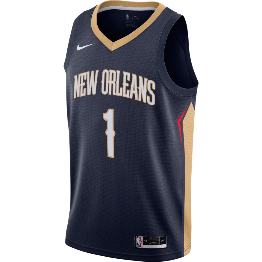 Zion Williamson Pelicans Icon Edition 2020 Nike NBA Swingman Jersey 'Navy Blue'
