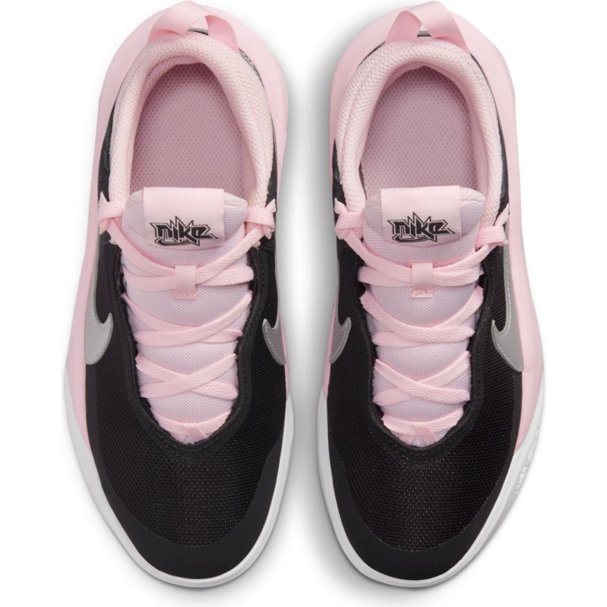 Nike Team Hustle D 10 Big Kids' Basketball Shoes (GS) 'Black/Pink/White'