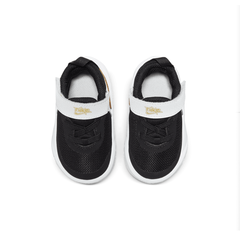 Nike Team Hustle D 10 Baby/Toddler Shoes (TD) 'Black/Gold/White'