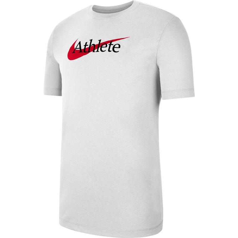 Nike Dri-FIT Men's Swoosh Training T-Shirt 'White/Red'