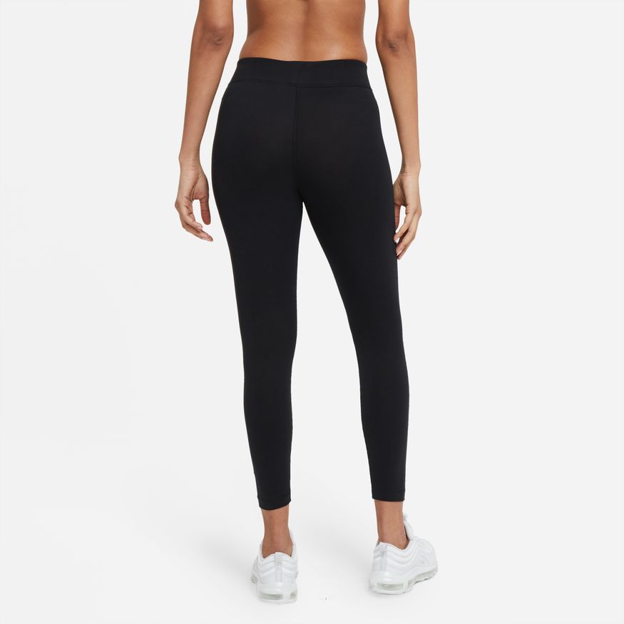 Nike Sportswear Essential Women's 7/8 Mid-Rise Leggings 'Black/White'