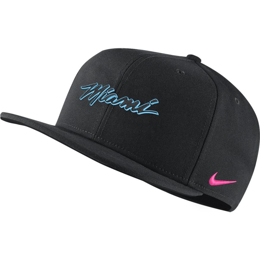 Miami Heat City Edition Nike Pro NBA Cap 'Black'