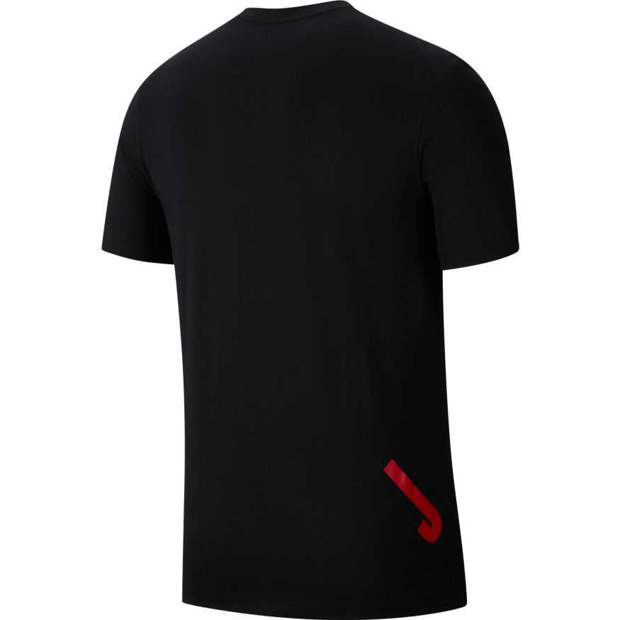 Jordan HBR Men's Short-Sleeve T-Shirt 'Black/Red'White'