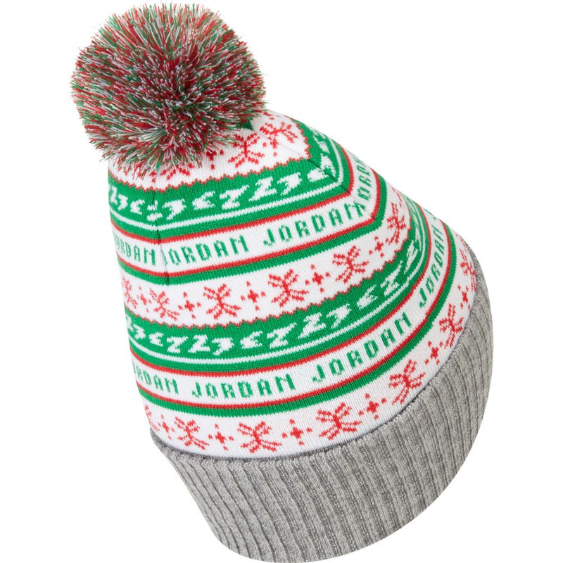 Jordan Jumpman Holiday Cuffed Beanie 'White/Green/Red'