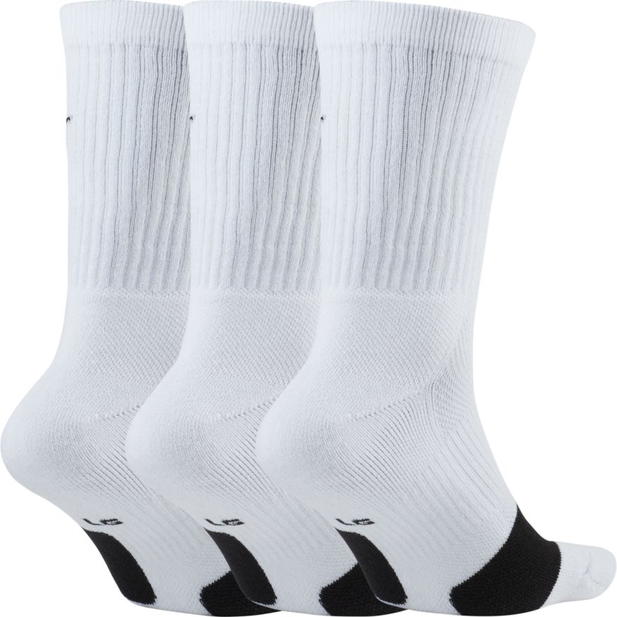 Nike Everyday Crew Basketball Socks (3 Pair) 'White'