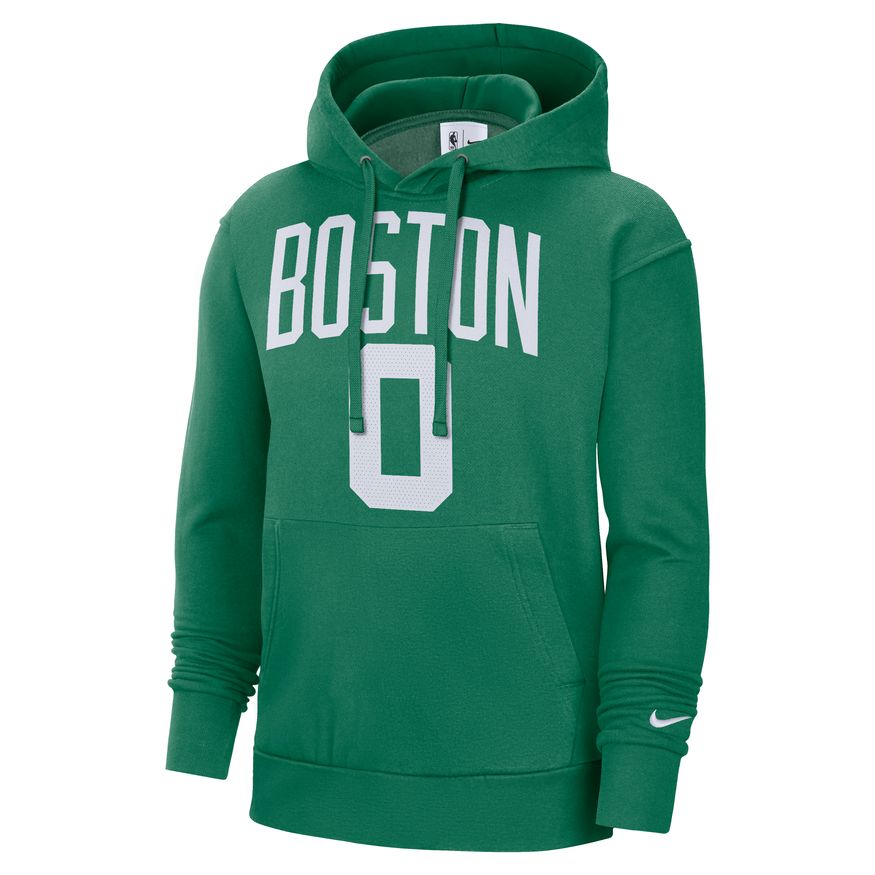Jayson Tatum Boston Celtics Essential Men's Nike NBA Fleece Pullover Hoodie 'Clover'