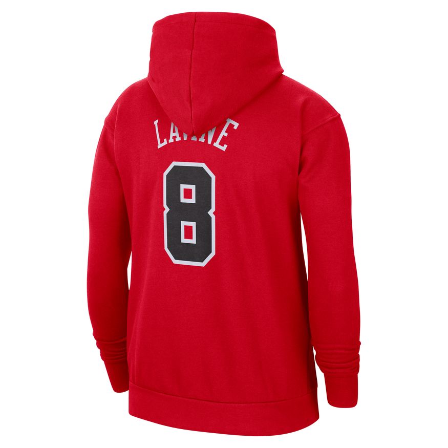 Zach LaVine Chicago Bulls Essential Men's Nike NBA Fleece Pullover Hoodie 'Red'