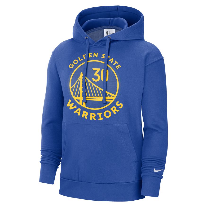 Stephen Curry Golden State Warriors Essential Men's Nike NBA Fleece Pullover Hoodie 'Blue'