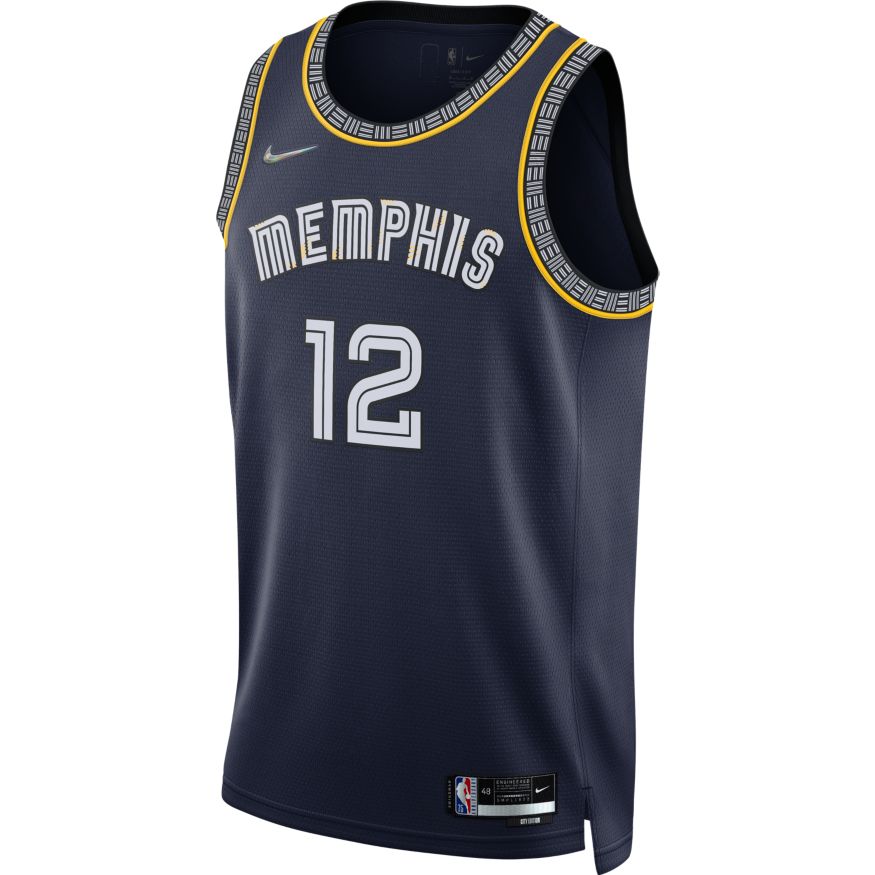 NBA Memphis Grizzlies Dark Blue #12 (Morant) Jersey-311,Memphis Grizzlies